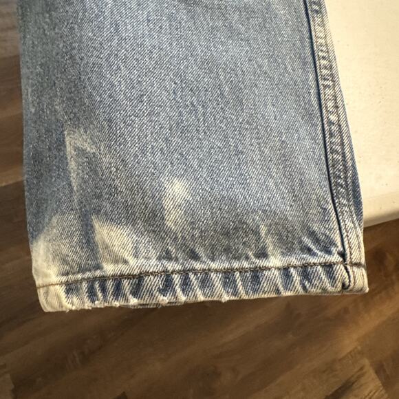 Levi's 505 Jeans Men’s 34x30 Regular Fit Straight Leg Blue Light Wash Denim - Picture 5 of 6